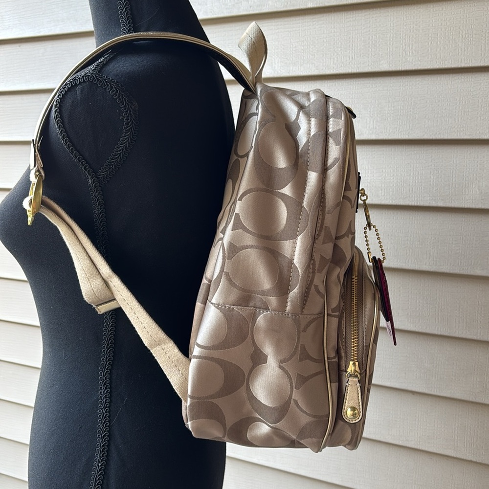 Coach Multicolor Backpack With Bow - image 4